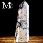 Dendriet Agaat Obelisk - Madagaskar - Aragoniet-Insluitingen