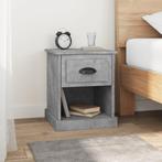 vidaXL Nachtkastjes 2 st 39x39x47,5 cm bewerkt hout, Minder dan 45 cm, Verzenden, Nieuw, Minder dan 55 cm