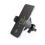 Telefoonhouder met QI draadloze oplader 5W zwart, Ophalen of Verzenden, Nieuw