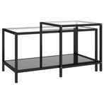 Industriele Salontafel Set | Glas/Staal Laatste Stuk!, Huis en Inrichting, Tafels | Salontafels, Minder dan 50 cm, 50 tot 100 cm
