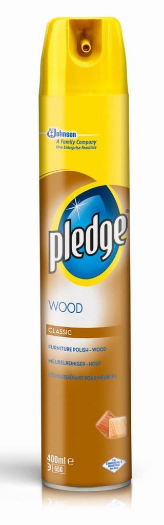 Johnson Pledge Wood Classic Meubelreiniger 400 ml, Huis en Inrichting, Schoonmaakartikelen, Schoonmaakmiddel, Ophalen of Verzenden