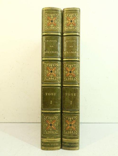 Béranger / Henry Monnier ; Devéria - Chansons anciennes,, Antiek en Kunst, Antiek | Boeken en Bijbels