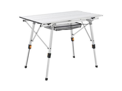Veiling - Vouwbare Campingtafel - Aluminium - 90 x 50 x 67 c, Caravans en Kamperen, Kampeermeubelen, Nieuw