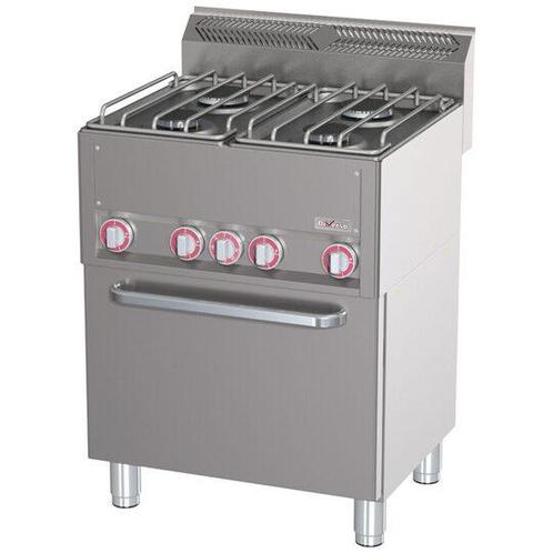 Fornuis 4 branders op conventieoven gn1/1 | Diamond | WR-G4C, Zakelijke goederen, Horeca | Overige, Verzenden