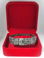 Prachtige natuurlijke Yooperlite armband in geschenkdoos, Verzamelen, Mineralen en Fossielen