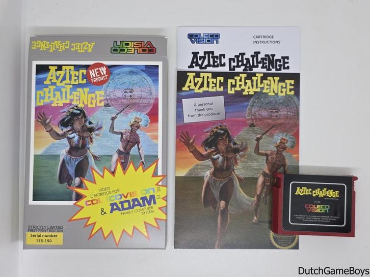 Colecovision - Dragonfly Entertainment - Aztec Challenge - 1, Spelcomputers en Games, Games | Overige, Gebruikt, Verzenden