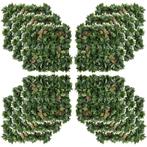 12 Stuks Kunstplantenwand 12 Elementen 50 X 50 Cm