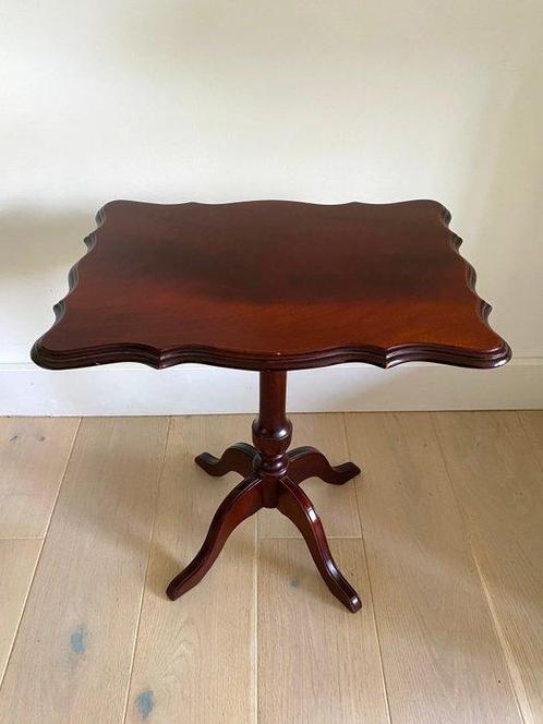 Tafel - Hout - Vierkant bijzet tafeltje, Antiek en Kunst, Antiek | Overige Antiek