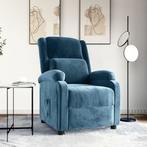 vidaXL Fauteuil verstelbaar fluweel blauw, Huis en Inrichting, Fauteuils, Verzenden, Nieuw