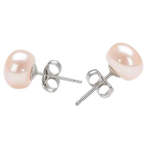 Fako Bijoux® - Oorbellen - Parel Glas - Roze, Sieraden, Tassen en Uiterlijk, Oorbellen, Verzenden