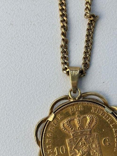 Halsketting - 14 karaat Geel goud, Sieraden, Tassen en Uiterlijk, Kettingen