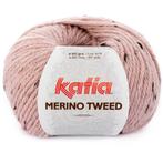 Katia Merino Tweed - 312 lichtroze - Merinogaren, Hobby en Vrije tijd, Breien en Haken, Ophalen of Verzenden, Nieuw