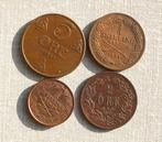 Zweden, Noorwegen. Lot of 4 coins: various denominations, Gestempeld