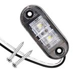 Led sidemarker contourverlichting 2led 12/24V wit, Verzenden, Nieuw
