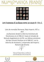Romeinse Rijk Lote 8 monedas Æ acuñadas entre los siglos III, Postzegels en Munten, Munten | Europa | Niet-Euromunten