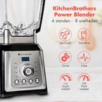 2dekans | KitchenBrothers - Power Blender - Blender - 2000W, Ophalen of Verzenden