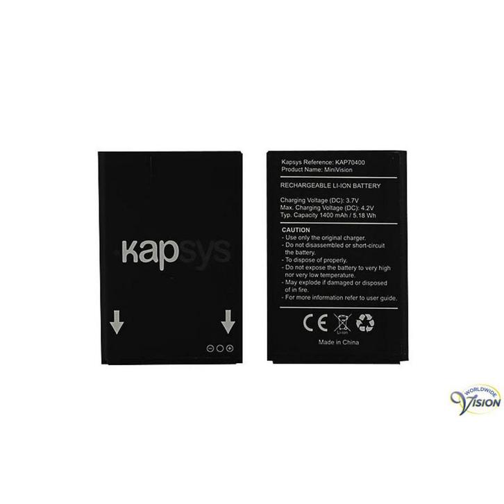 Li-Ion Accu 3.7V – 1400mAh | Geschikt voor MiniVision GSM (o, Telecommunicatie, Mobiele telefoons | Overige merken, Nieuw, Ophalen of Verzenden