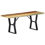 vidaXL Bankje 110 cm massief gerecycled hout, Verzenden, Nieuw