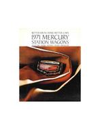 1971 MERCURY STATION WAGONS PROGRAMMA BROCHURE ENGELS (USA), Nieuw, Author