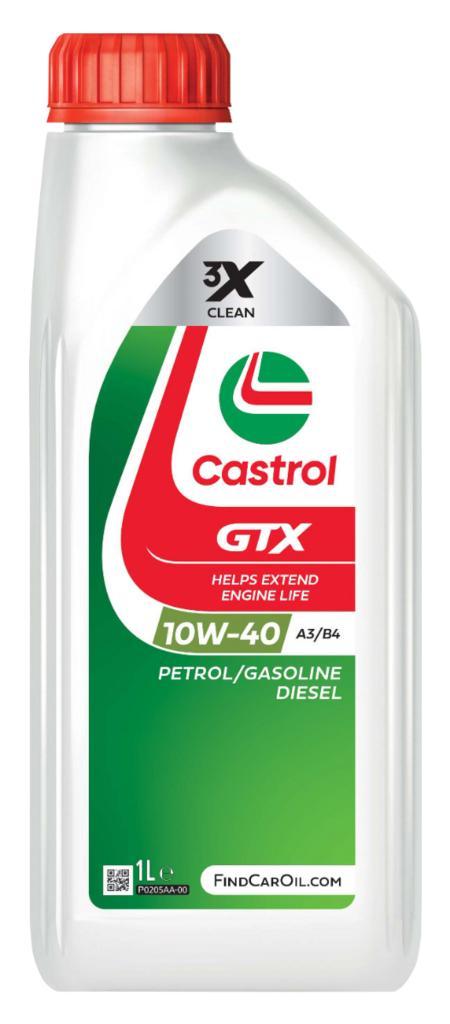 Castrol GTX 10W-40 A3/B4 | 12 x 1 Liter, Auto diversen, Onderhoudsmiddelen, Ophalen of Verzenden