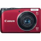 Canon PowerShot A2200 Digitale Compact Camera - Rood, Verzenden, Zo goed als nieuw
