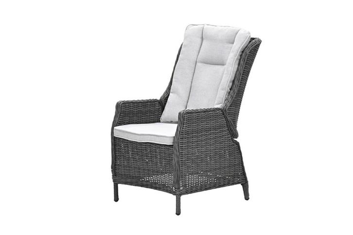 GI Osborne verstelbare tuinstoel - Donker grijs/Zand, Tuin en Terras, Tuinstoelen, Nieuw, Overige materialen, Verzenden