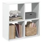 vidaXL Kamerscherm / boekenkast 69,5x29x69,5 cm bewerkt hout, Huis en Inrichting, Verzenden, Nieuw, Overige houtsoorten