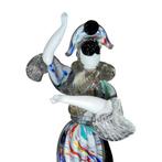 sculptuur, Murano Harlekin Dame - 20 cm - Muranoglas - 1970, Antiek en Kunst, Antiek | Glas en Kristal