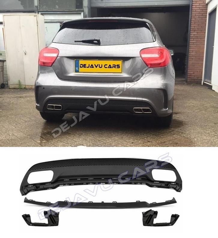 A45 AMG Look Diffuser voor Mercedes Benz A-Klasse W176, Auto diversen, Tuning en Styling, Ophalen of Verzenden