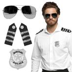 Politieagent Accessoires Set 3-delig, Ophalen of Verzenden, Nieuw