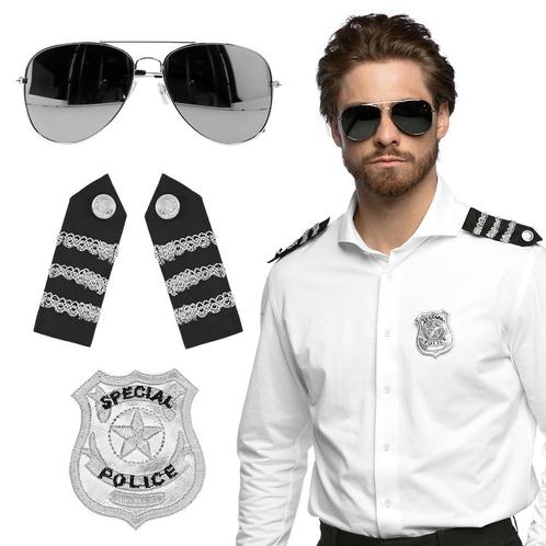 Politieagent Accessoires Set 3-delig, Kleding | Dames, Carnavalskleding en Feestkleding, Nieuw, Ophalen of Verzenden