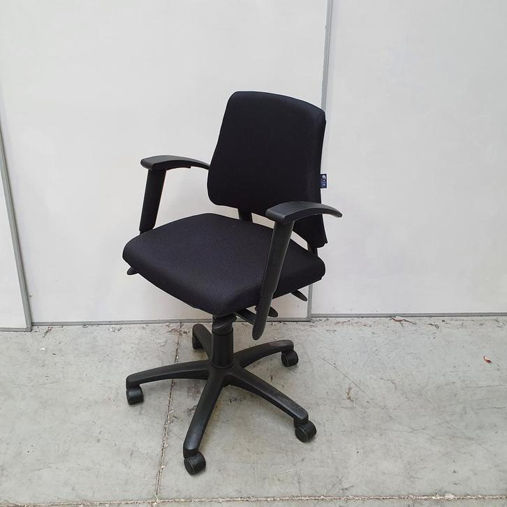 BMA Axia bureaustoel - nieuwe stof zwart, Huis en Inrichting, Bureaustoelen, Ophalen of Verzenden