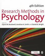 Research Methods in Psychology 9780857022646, Verzenden, Zo goed als nieuw