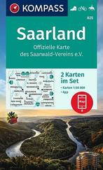 Wandelkaart 825 Saarland, 2 kaarten Kompass, Nieuw, Verzenden