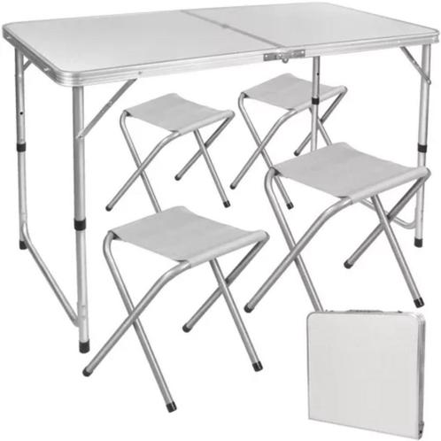 Trizand Campingset met Tafel en Stoelen: Ideaal voor Elk..., Caravans en Kamperen, Kampeeraccessoires, Nieuw, Ophalen of Verzenden