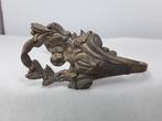 Decoratief ornament (2) - Frankrijk - bronzen gordijnhaken, Antiek en Kunst