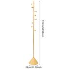 Moderne Staande Kapstok van Metaal met 8 Haken, Huis en Inrichting, Woonaccessoires | Kapstokken, Verzenden, Nieuw