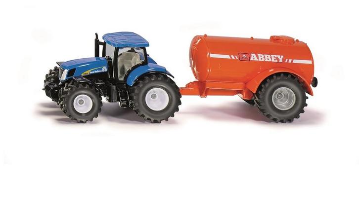 Siku tractor met enkele as vacuümtank 1:50 (Siku Speelgoed), Kinderen en Baby's, Speelgoed | Overig, Nieuw, Ophalen of Verzenden