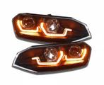 Koplampen VW Polo VI 2G 17-20 LED Dynamic Zwart, Ophalen of Verzenden, Nieuw
