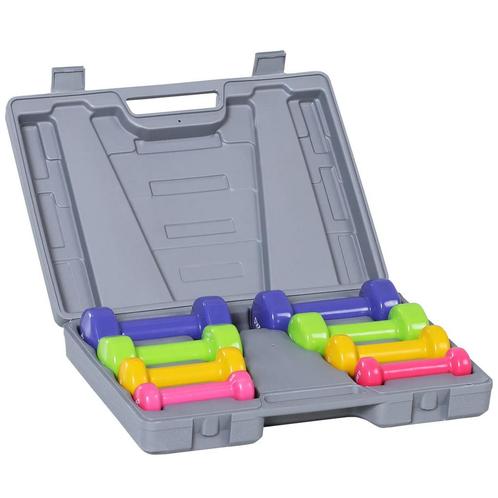 TRUUSK Dumbbell Set Kort Halter Set Met Koffer 4 Halterparen, Sport en Fitness, Fitnessmaterialen, Nieuw, Verzenden