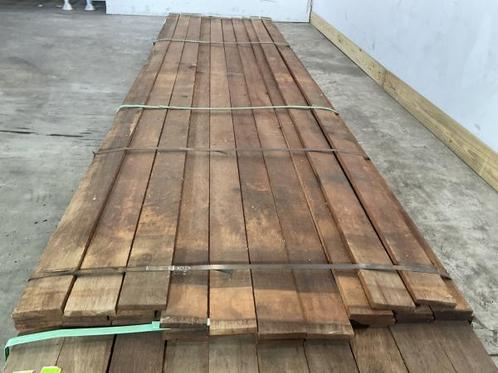 Veiling - 25x Vermelho hardhouten beschoeiingsplank 450x10x1, Doe-het-zelf en Verbouw, Hout en Planken