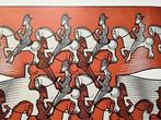 Maurits Cornelis Escher (1898-1972) - Les cavaliers, Antiek en Kunst