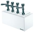 Pompstation zilverzwart 4 pompen | 4x 3,3 liter |, Verzenden, Nieuw in verpakking