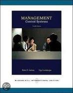 Management Control Systems 9780071254106, Boeken, Zo goed als nieuw, Verzenden