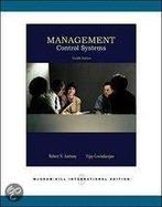 Management Control Systems 9780071254106, Verzenden, Zo goed als nieuw