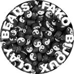 Fako Bijoux® - Klei Kralen Yin Yang - Figuurkralen -, Hobby en Vrije tijd, Kralen en Sieraden maken, Verzenden, Nieuw
