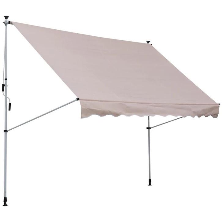 TRUUSK Luifel Knikarm - Hoogte Verstelbaar - Zonwering - Han, Tuin en Terras, Parasols, Nieuw, Verzenden