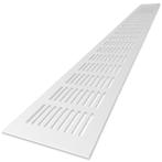 Ventilatiestrip aluminium LxH 800 x 80mm (G61-8008W), Doe-het-zelf en Verbouw, Ventilatie en Afzuiging, Nieuw, Verzenden