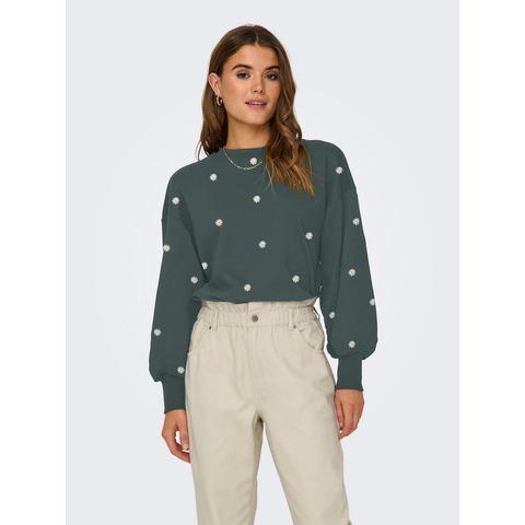 Only Sweatshirt ONLBROOKE L/S O-NECK FLOWER SWT, Kleding | Dames, Truien en Vesten, Nieuw, Verzenden