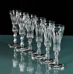 Prachtig lot van 6 antieke kristallen Val Saint Lambert